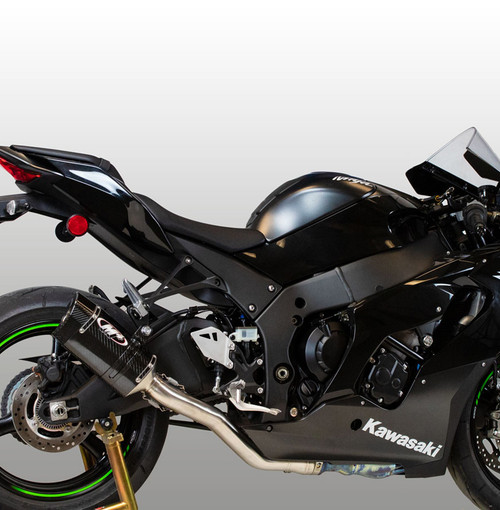 M4 Kawasaki ZX-10R 21-26 Tech 1 Carbon Titanium Half Exhaust System
