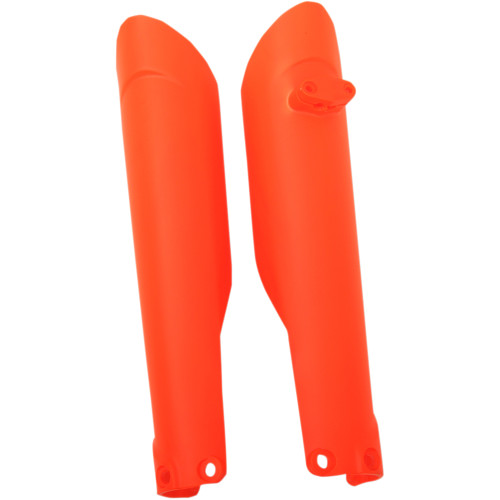 Acerbis Gas Gas EC 250F 2021 Lower Fork Covers for Inverted Forks - Fluorescent Orange Image 1