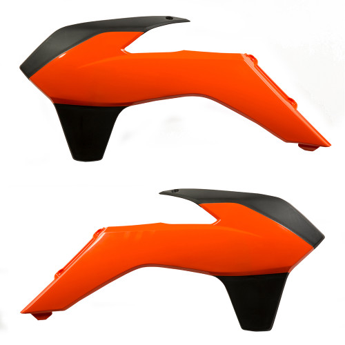 はと Acerbis KTM 150 SX 2013-2015 Radiator Shrouds - Sportbike Track Gear