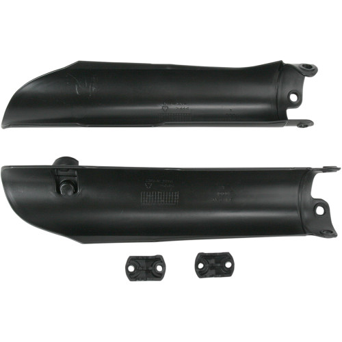 Acerbis KTM 300 EXC 2000-2007 Lower Fork Covers for Inverted Forks - Black Image 1