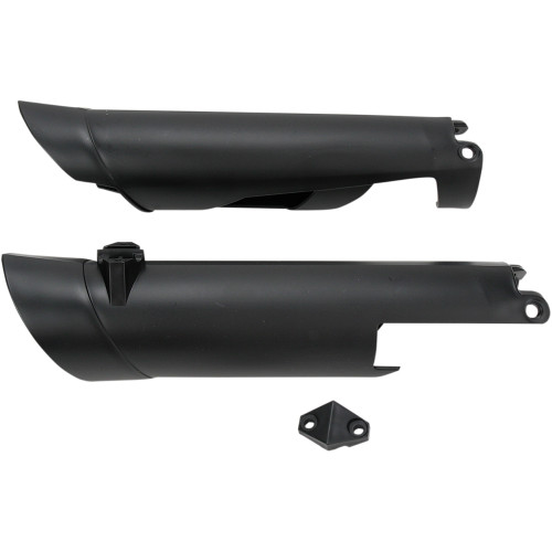 Acerbis KTM 300 XC 2008-2014 Lower Fork Covers for Inverted Forks - Black Image 1