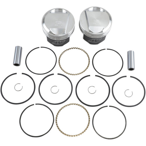 Wiseco HarleyDavidson Fat Bob FXEF 1985 Piston Kit 3.538" Image 1