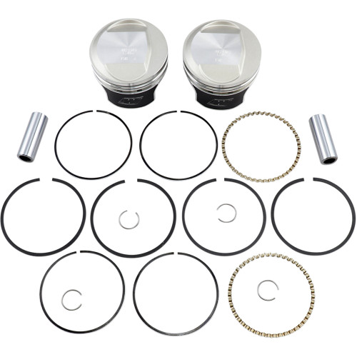 Wiseco HarleyDavidson Fat Bob FXEF 1985 Tracker Series Piston Kit 10.01 3.518" Image 1