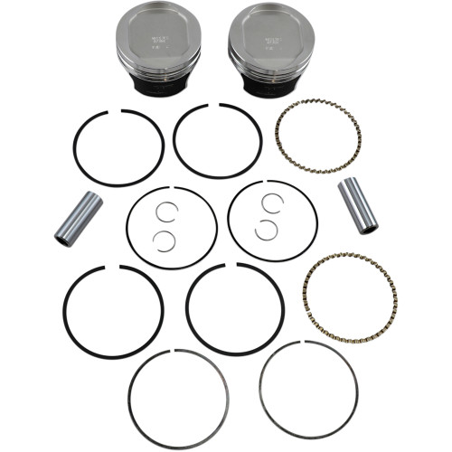 Wiseco HarleyDavidson SeventyTwo XLV 20122016 Tracker Series Piston Kit 10.01 3.518" Image 1