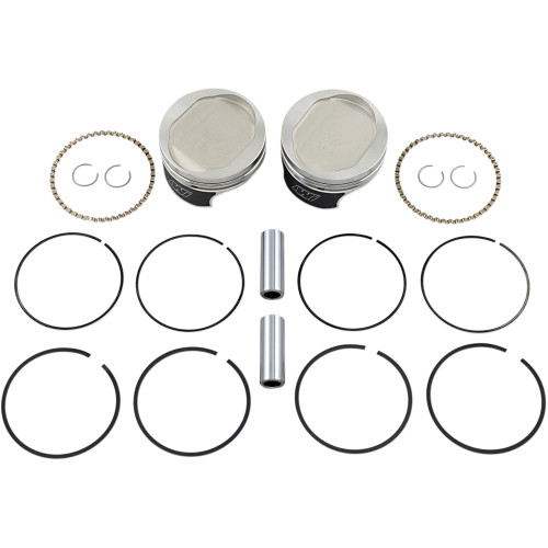 Wiseco HarleyDavidson SeventyTwo XLV 20122016 Tracker Series Piston Kit 9.51 3.518" Image 1