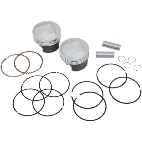 Wiseco HarleyDavidson Softail Custom FXSTC 19861999 Tracker Series Piston Kit 10.01 3.528" Image 1