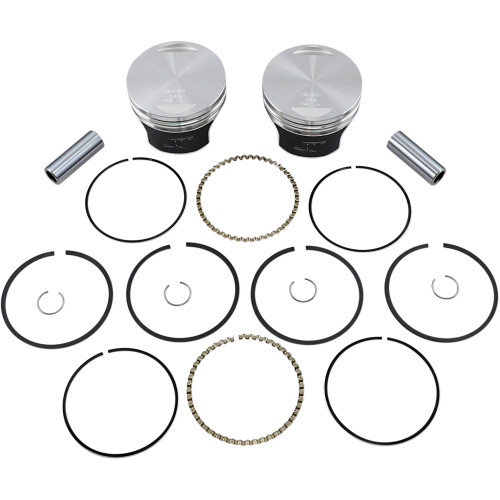 Wiseco HarleyDavidson Softail Custom FXSTC 19861999 Tracker Series Piston Kit 8.51 3.518" Image 1
