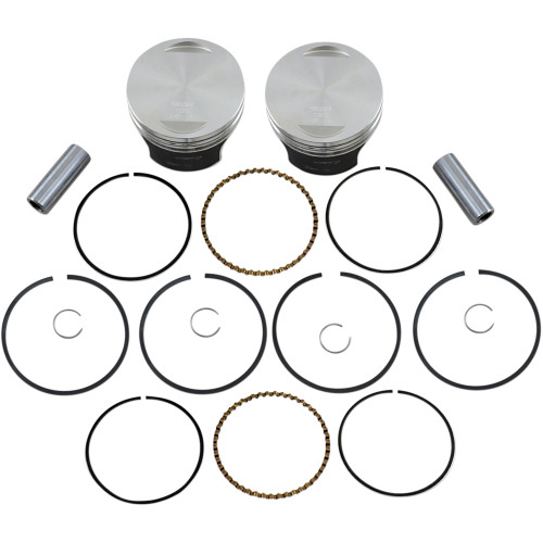 Wiseco HarleyDavidson Softail Custom FXSTC 19861999 Tracker Series Piston Kit 8.51 3.528" Image 1