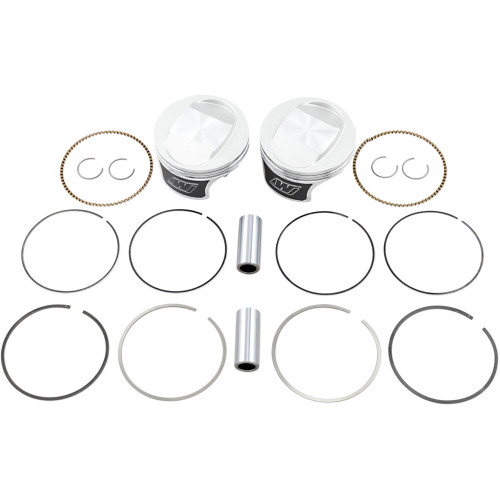 Wiseco HarleyDavidson Softail Deluxe FLSTN 20052006 Tracker Series Piston Kit 10.51 3.875" Image 1