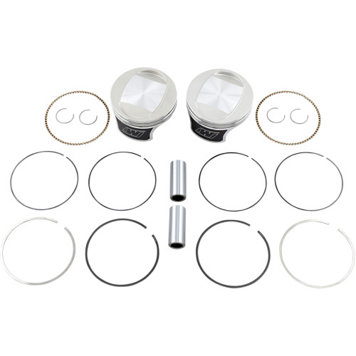 Wiseco HarleyDavidson Softail Deluxe FLSTN 20052006 Tracker Series Piston Kit 9.51 3.885" Image 1