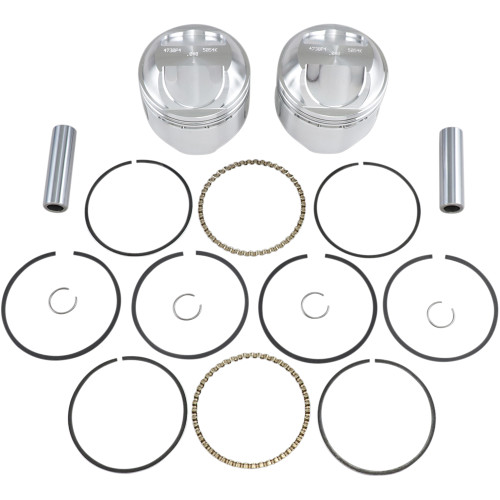 Wiseco HarleyDavidson Sport Glide FXRT 1983 Piston Kit  .040  High Compression Image 1