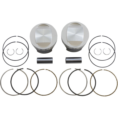 Wiseco HarleyDavidson Wide Glide FXDWG2 2001 Tracker Series Piston Kit 9.51 3.875" Image 1