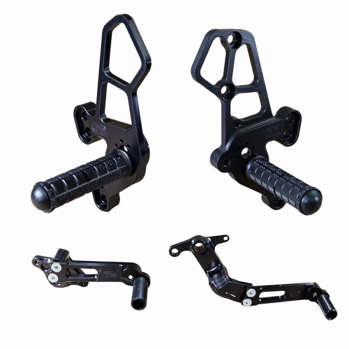 せな Woodcraft Yamaha MT09 2024-2025 Rearsets GP Shift