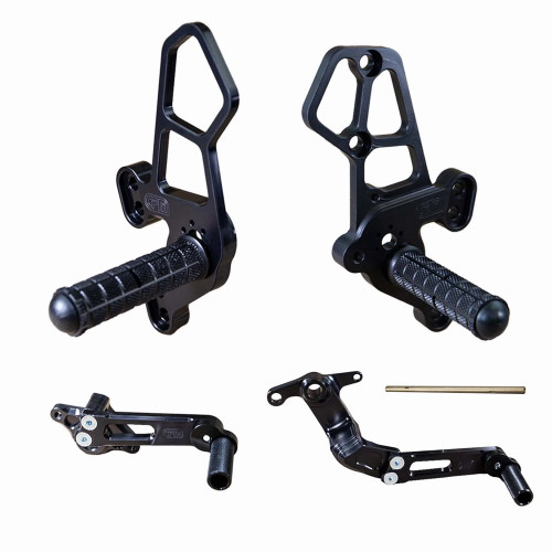 Woodcraft Yamaha MT09 2024-2025 Rearsets GP Shift