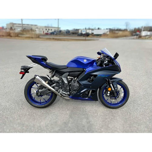 Hindle Evolution Megaphone High Mount Full Exhaust System Yamaha YZF-R7 22-25