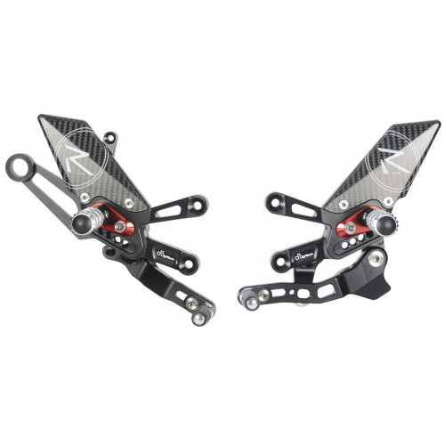 Lightech R Version Rearsets Aprilia Tuono V4 / 1100 Factory 18-22 Reverse Shift