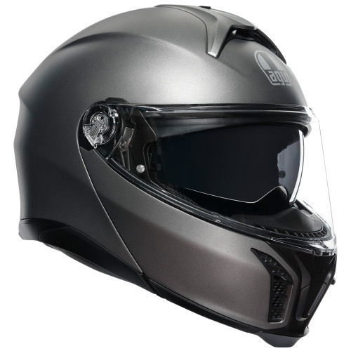 AGV K1S Lサイズ グレー AGV K1 S Lap Matte Black/Gray/Red Helmet - Sportbike Track Gear