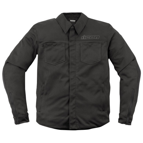 Matoy ICON JAKET（BLACK） Icon Mesh AF Leather Jacket - Sportbike Track Gear