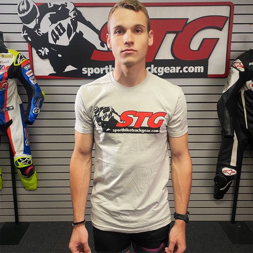 STG T Shirt Gray - Sportbike Track Gear