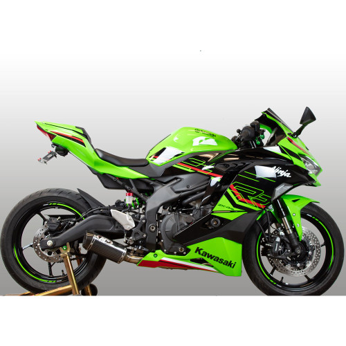 M4 Kawasaki ZX-4RR 2023-2025 Full Exhaust System Carbon Canister