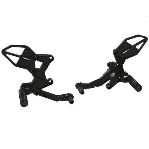 Vortex Kawasaki Ninja 500 24-26 Adjustable Rearsets V3 2.0