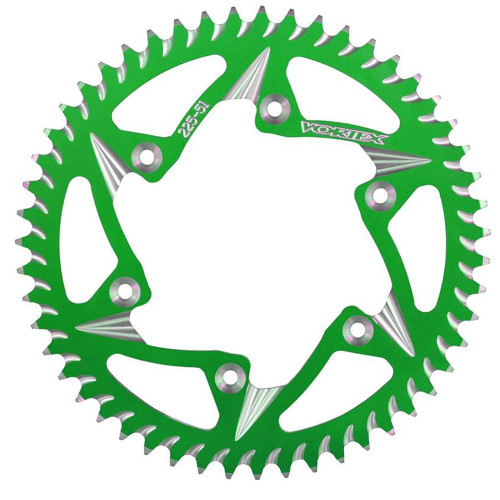 Vortex Kawasaki Ninja 500 24-26 520 Green CAT5 Aluminum Rear Sprocket