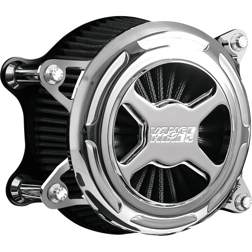 Vance & Hines 2000-2015 Harley-Davidson Softail Heritage Classic FLSTC VO2 X Air Intake - Chrome Image 1