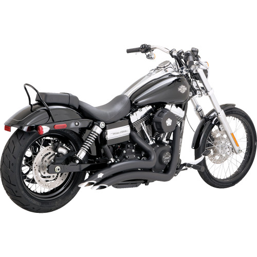 Vance & Hines 2006 Harley-Davidson Low Rider FXDL 2-into-2 Big Radius Exhaust System - Matte Black Image 1