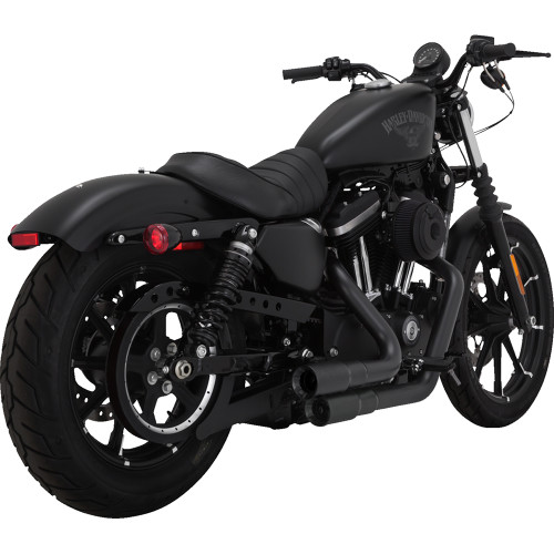 Vance & Hines 2004-2008 Harley-Davidson Sportster 1200 XL 50 Mini Grenades Exhaust System - Matte Black Image 1