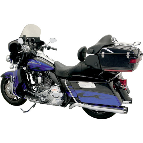 Bassani Xhaust 2018-2020 Harley-Davidson CVO Road Glide Custom FLTRXSE Pseudo Muffler for Road Rage II B1 Exhaust System - Chrome Image 1