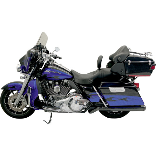 Bassani Xhaust 2018-2020 Harley-Davidson CVO Road Glide Custom FLTRXSE Pseudo Muffler for Road Rage II B1 Exhaust System - Black Image 1