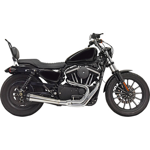 Bassani Xhaust 2014-2017 Harley-Davidson SuperLow 1200 XLT Road Rage 2-to-1 Exhaust System - Chrome Image 1