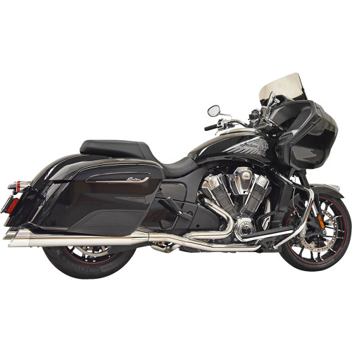 Bassani Xhaust 2020-2021 Indian Challenger True Dual Exhaust System - Chrome Image 1