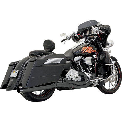 Bassani Xhaust 1996-2001 Harley-Davidson Road King EFI FLHR Road Rage II B1 Power 2-to-1 Touring Exhaust - Black Image 1