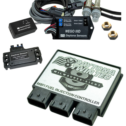 Daytona Twin Tec 2018-2020 Harley-Davidson CVO Road Glide Custom FLTRXSE Fuel Injection Electronic Control Module Kit w/ 3 bar MAP Sensor Image 1
