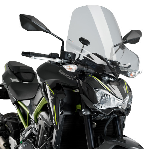 Puig Touring II Windshield Kawasaki Z900 17-24 Smoke