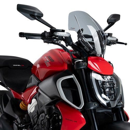Puig New Generation Sport Plus Windscreen Ducati Diavel V4 2024-2026