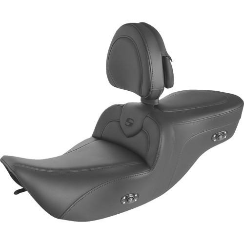 Saddlemen 1997-2007 Harley-Davidson Road King FLHR Heated RoadSofa Seat Image 1