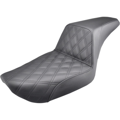 Saddlemen 2001-2003 Harley-Davidson Super Glide T-Sport FXDXT Step-Up Seat Front Lattice Stitch Image 1