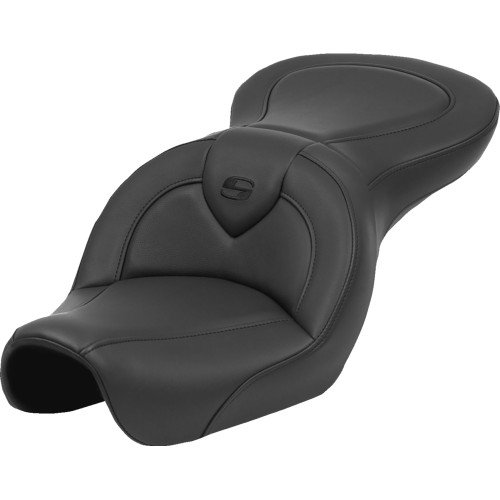 Saddlemen 2004-2005 Harley-Davidson Super Glide EFI FXDI Roadsofa Seat - Black Stitch - without Backrest - FXD '04-'05 Image 1