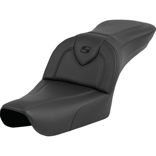 Saddlemen 2004-2005 Harley-Davidson Wide Glide FXDWG RoadSofa - Black - without Driver Backrest - FXDWG '04-'05 Image 1