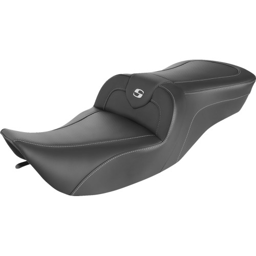 Saddlemen 2006 Harley-Davidson Street Glide FLHX Roadsofa Seat - Carbon Fiber - without Backrest Image 1