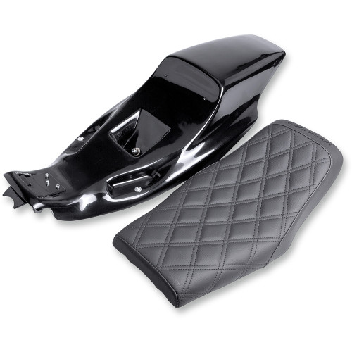 Saddlemen 2004-2008 Harley-Davidson Sportster 1200 XL 50 Eliminator Tail Section/Seat Black Image 1