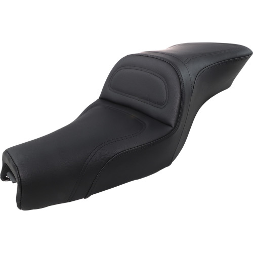Saddlemen 2007-2010 Harley-Davidson 883 Low EFI XLL Seat - Explorer - Without Backrest - Stitched - Black - XL '04-'20 Image 1