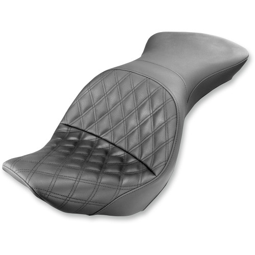 Saddlemen 2010-2016 Harley-Davidson Fat Boy Lo FLSTFB Explorer Lattice Stitch Seat Image 1
