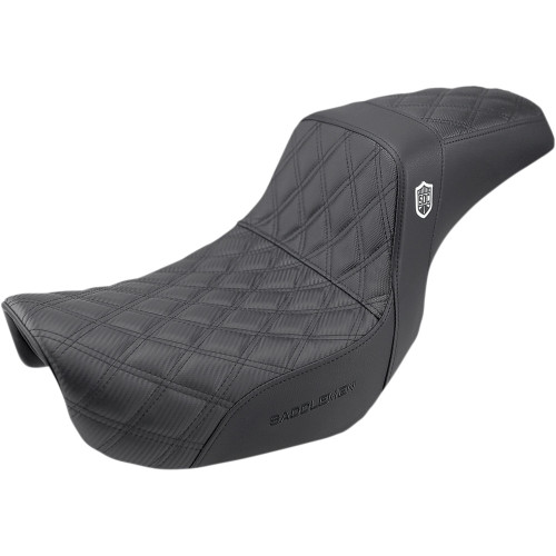 Saddlemen 2010-2017 Harley-Davidson Wide Glide EFI FXDWGI Pro Series SDC Performance Seat - w/o Backrest - Lattice Stitch/Lumbar Gripper - FLD/FXD '06-'17 Image 1