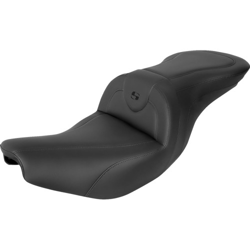 Saddlemen 2014-2018 Indian Chief Classic RoadSofa Seat - without Backrest - Black w/ Black Stitching - Indian '14-'24 Image 1