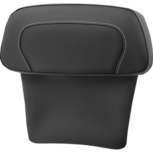 Saddlemen 2014-2022 Harley-Davidson Road King EFI FLHR Chopped Tour Pak Backrest Pad - RoadSofa - Carbon Fiber Inset - FLT/FLH '14-'23 Image 1