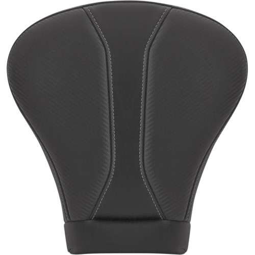 Saddlemen 2015-2025 Harley-Davidson CVO Street Glide FLHXSE Dominator Pillion Pad - Extended Reach/Touring - Black w/ Gray Stitching - FLH/FLT '08-'24 Image 1
