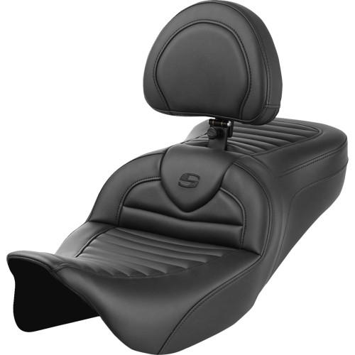Saddlemen 2015-2023 Harley-Davidson Road Glide Custom FLTRX Roadsofa Seat - with Backrest - Tuck-n-Roll - FL '08-'23 Image 1 Saddlemen 2015-2023 Harley-Davidson Road Glide Custom FLTRX Roadsofa Seat - with Backrest - Tuck-n-Roll - FL '08-'23 Image 1